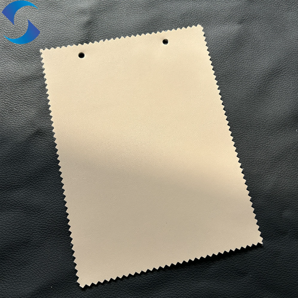 高档生态皮 零甲醛耐磨生态真皮感PU革 床头皮革装饰软包材料