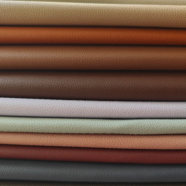 高档生态皮 零甲醛耐磨生态真皮感PU革 床头皮革装饰软包材料