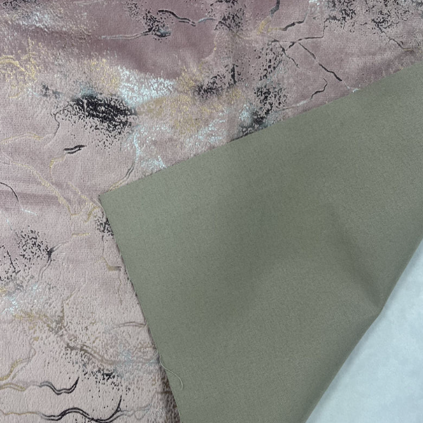 青铜丝绒布料 旗袍汉服斗篷 高级感秋冬服装面料 柔软抗皱