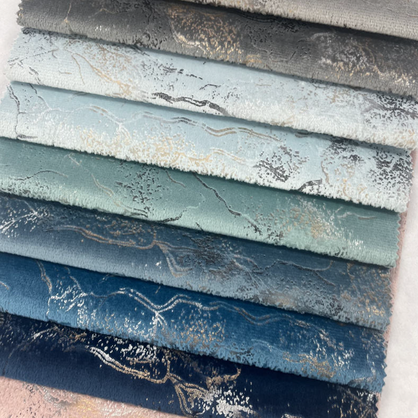 青铜丝绒 家居软装靠枕 床幔桌布 自带高级灰绿色系 按米裁剪