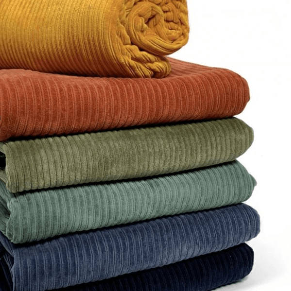 定制条数灯芯绒 - 柔软滑爽不掉毛，大宗批发高性价比裤装及鞋材用灯芯绒